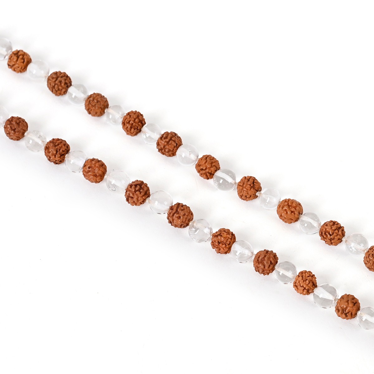 Rudraksha Sphatic Mix Mala II 35 CM Length
