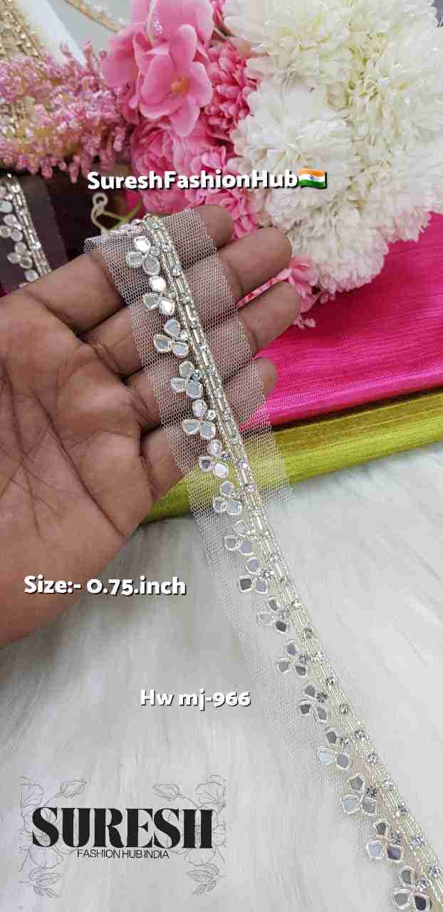 Light Pearl Handmade Round Mirror Lace – Mj-966
