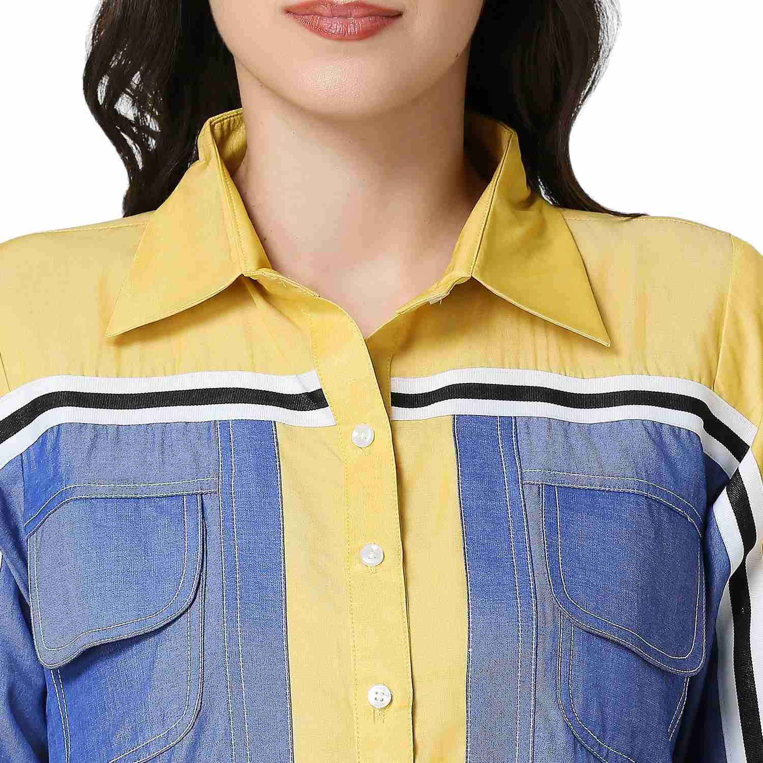 Yellow Denim Shirt