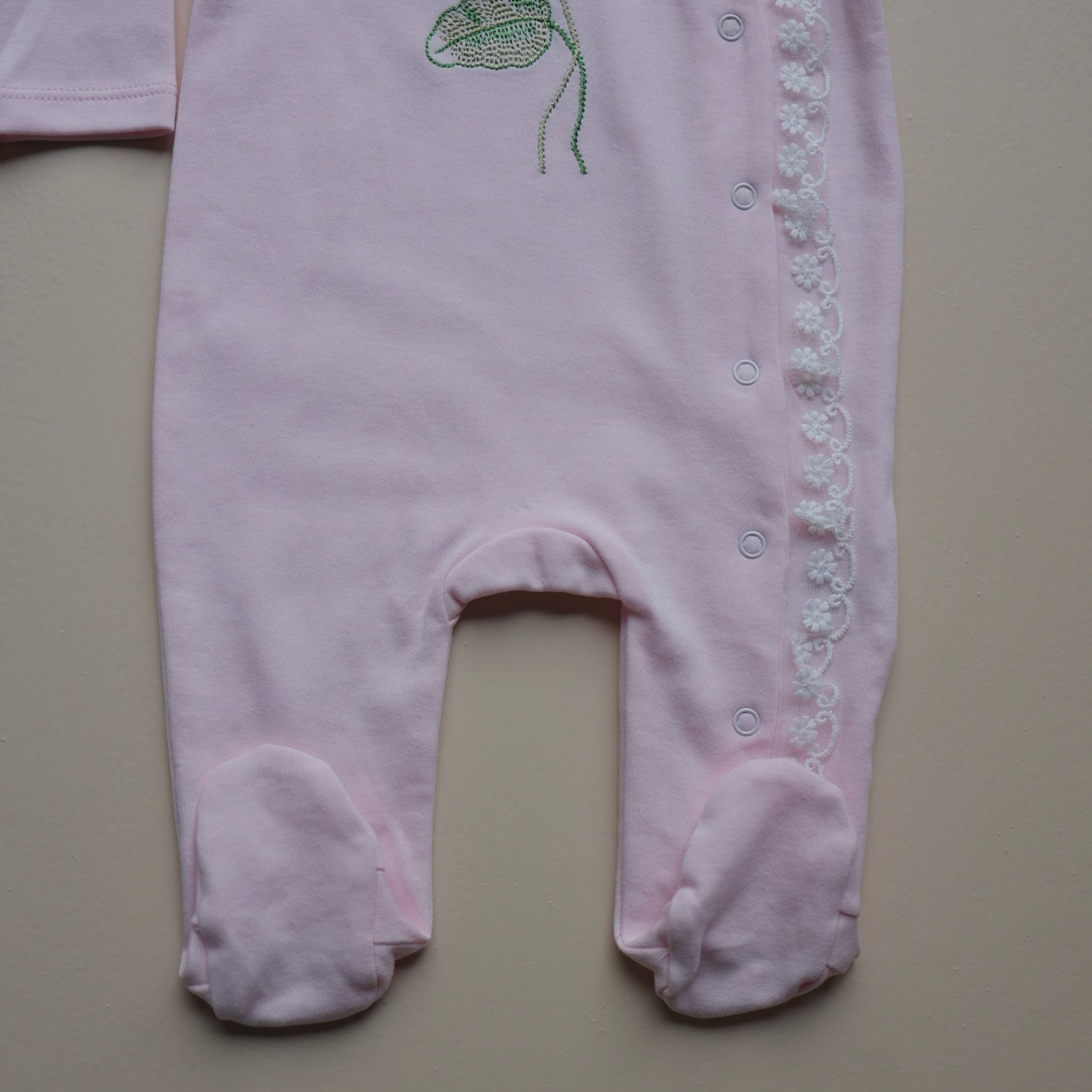 Blush Garden Baby Romper