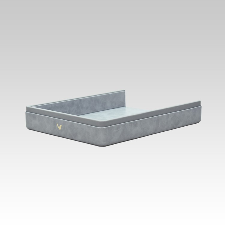 A4 Paper Tray / Letter Tray | Faux Leather | Moderno | Grey