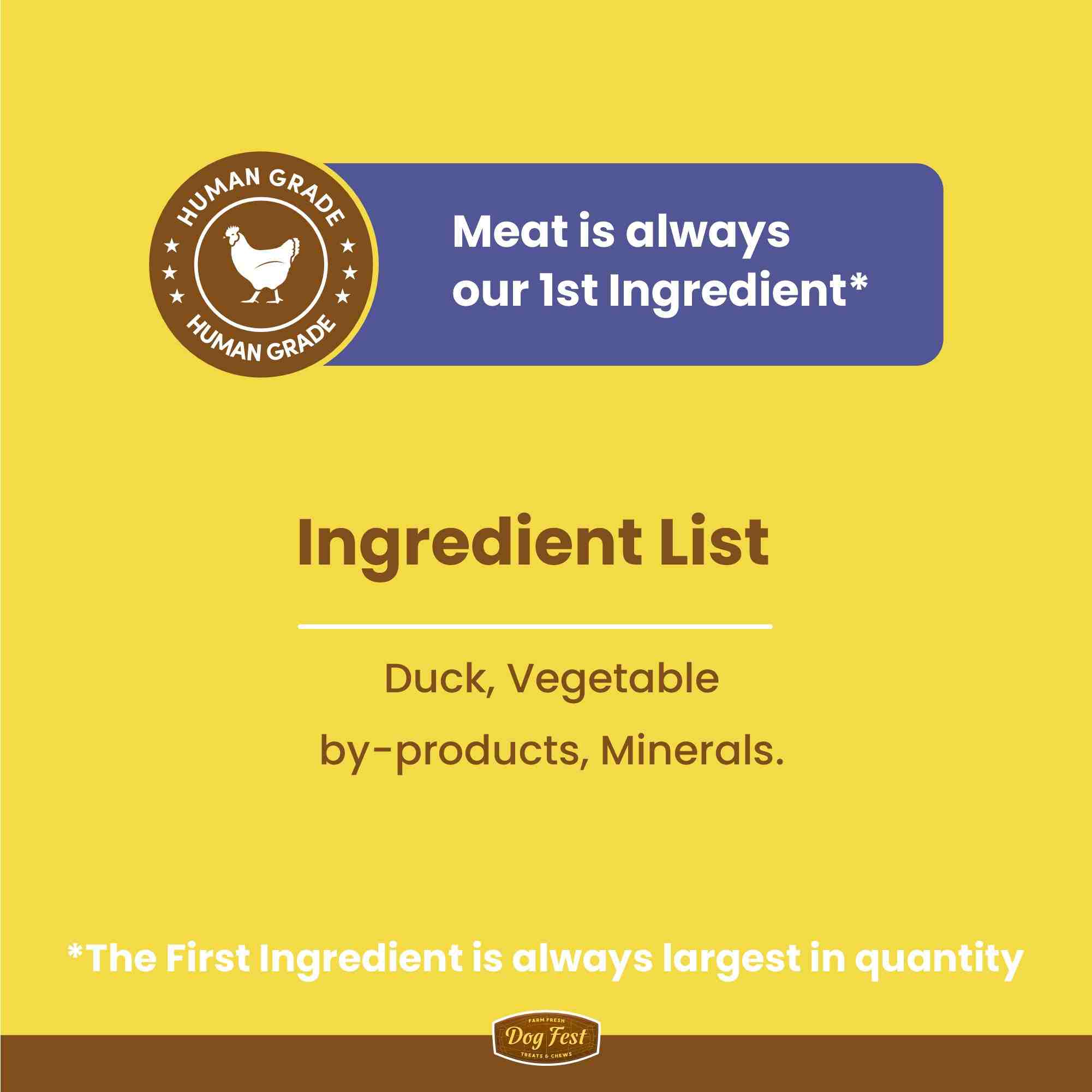 Dogfest Duck Meat Sticks Dog Treats 45g