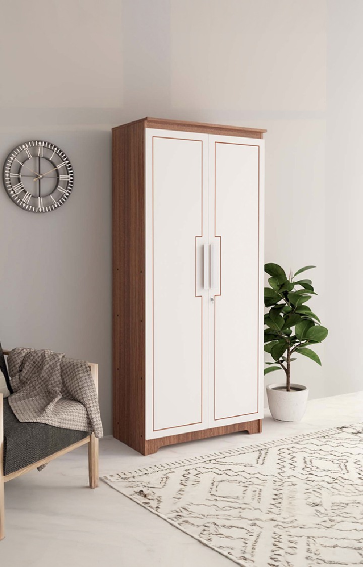Amber Delight 2 Door Wardrobe - Leon Teak