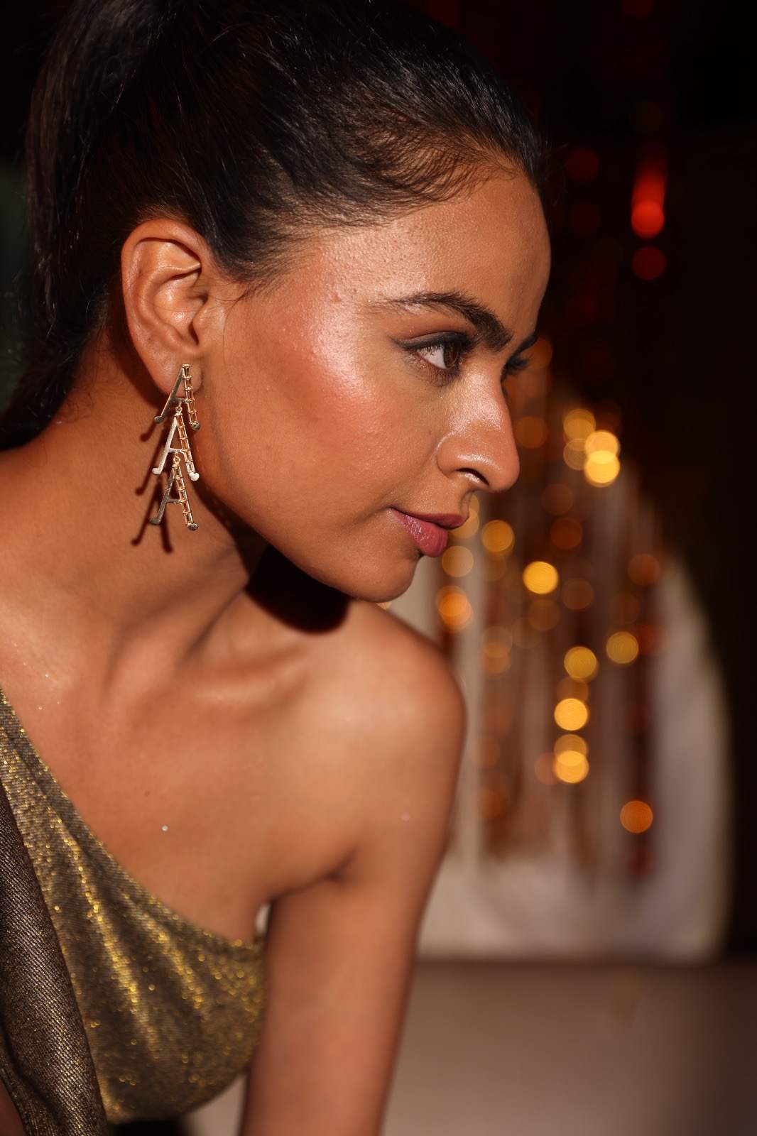 Gold Triple Ace Delight Earrings