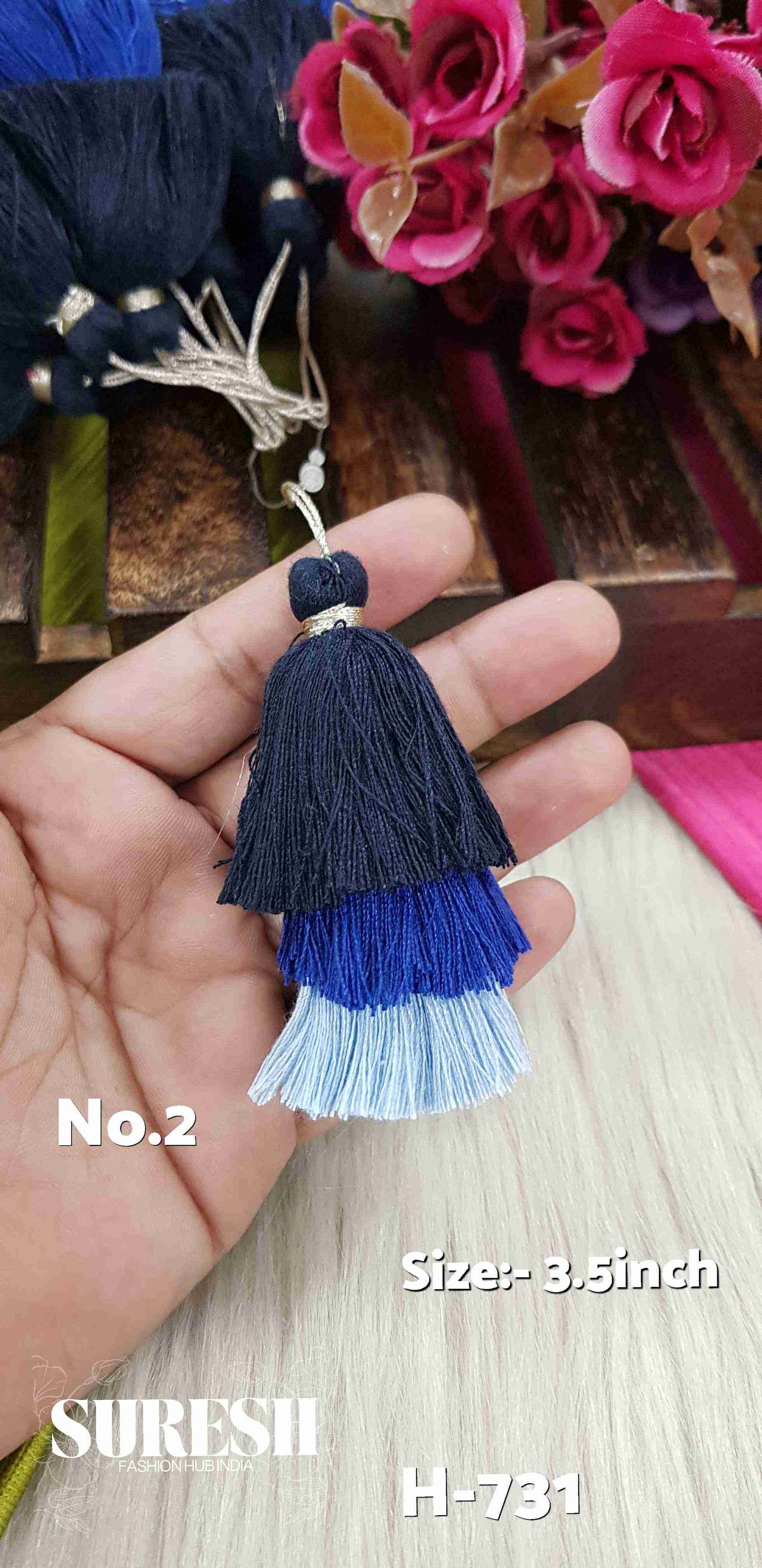 Sunset Harmony Tassel Drop – Color No 2 : H-731