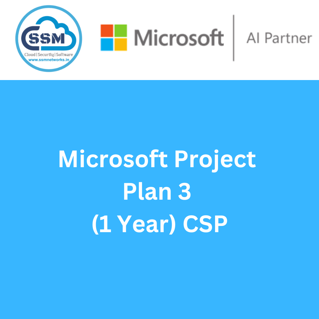 Microsoft Project Plan 3 (1 Year) CSP