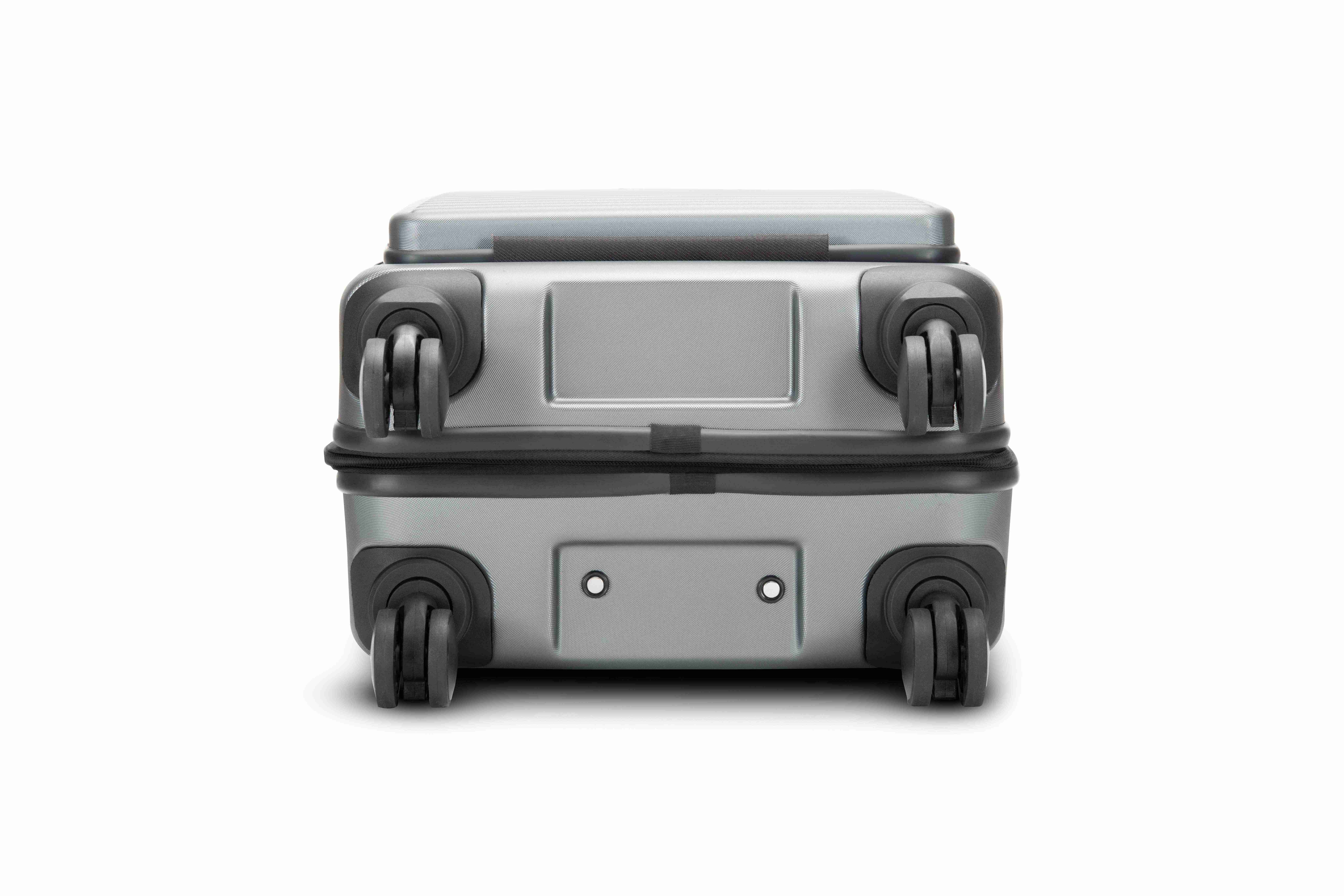 Assembly Grey Hardside Cabin Luggage Trolley Bag