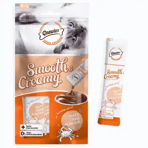 Gnawlers Crab Flavour Creamy Cat Treats, 60g