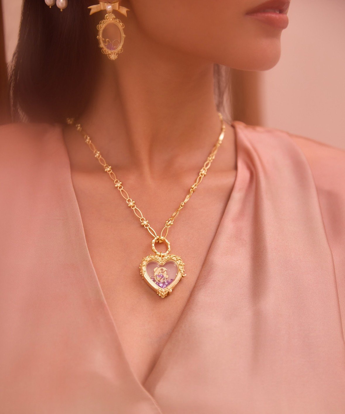 Tijori Love lock Pendant