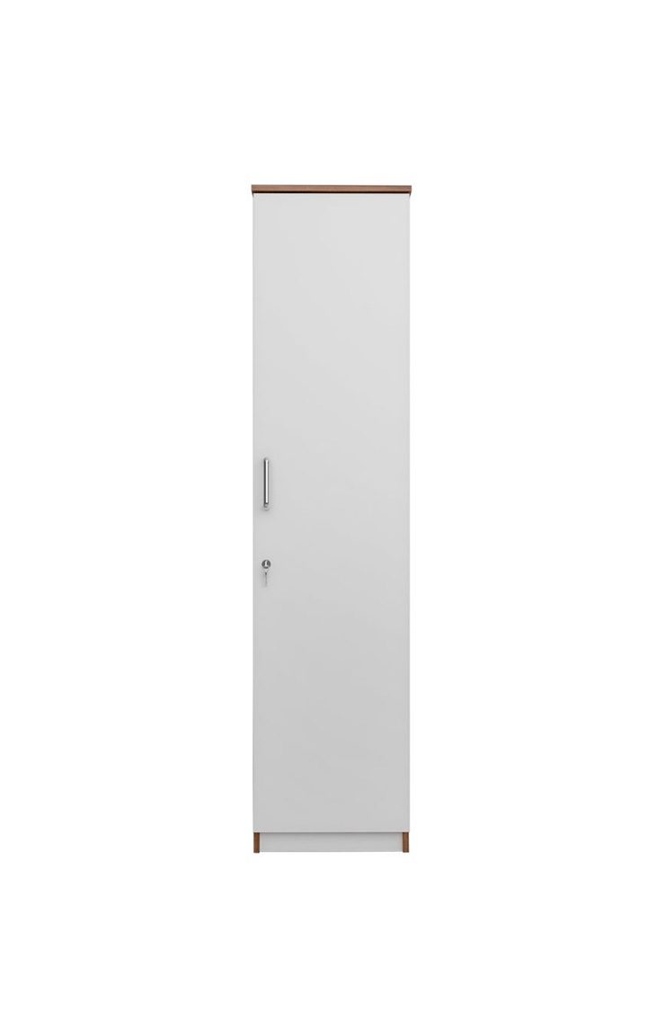 Adona 1 Door Wardrobe - Frosty White