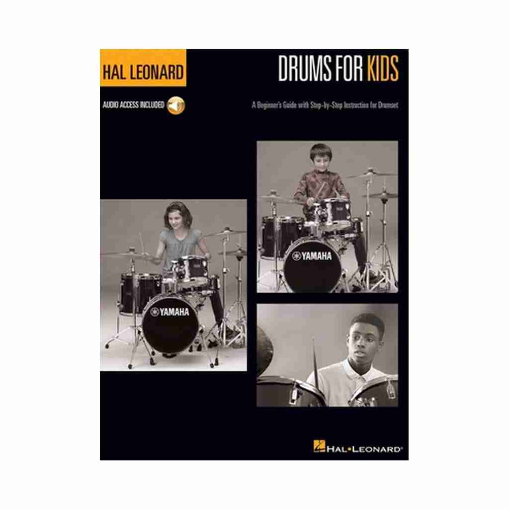 Hal Leonard Drums for Kids Beginner Drum Method Book with Online Audio