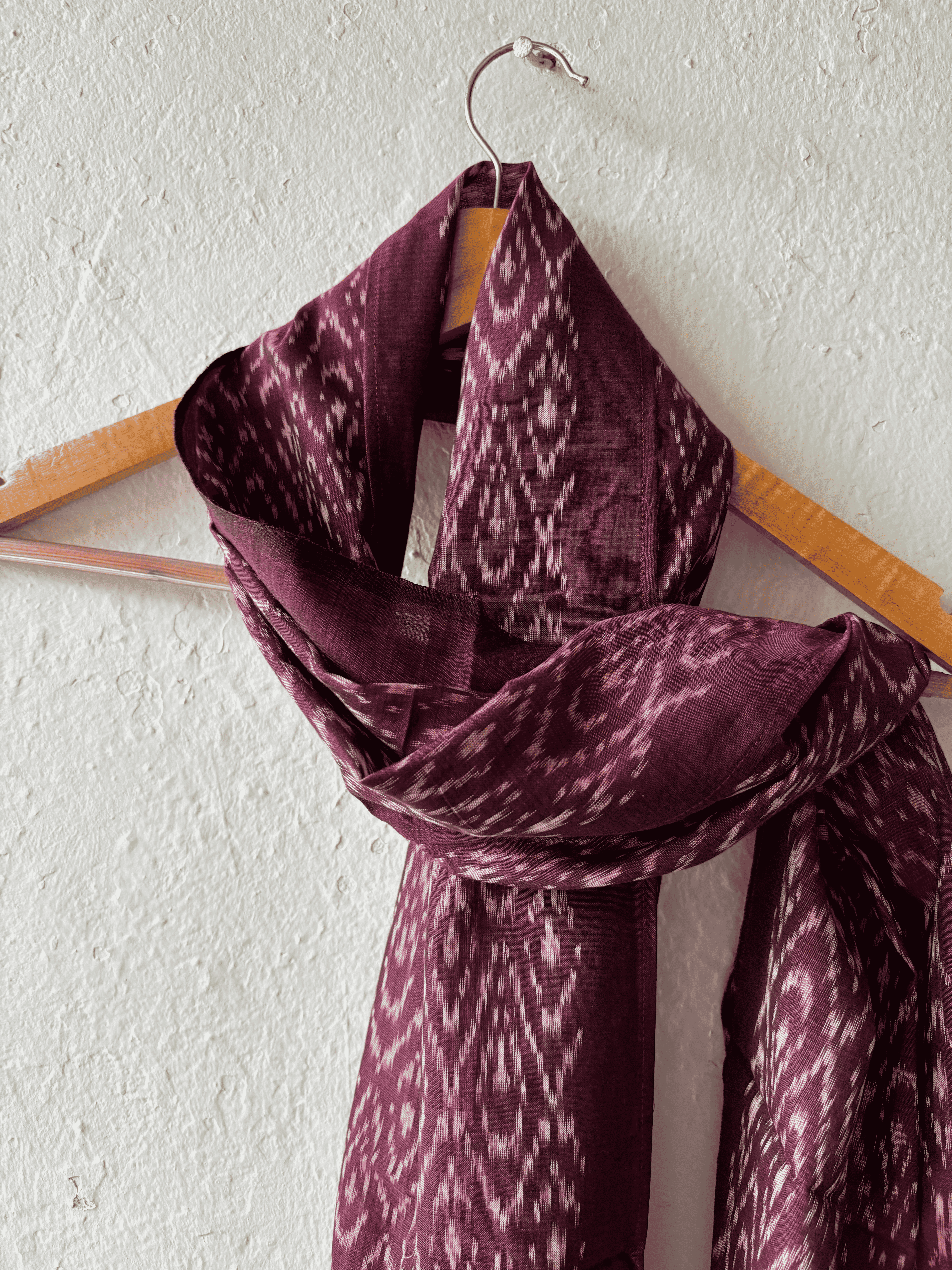 Cotton Ikat Diamond Warp Ikat Stole