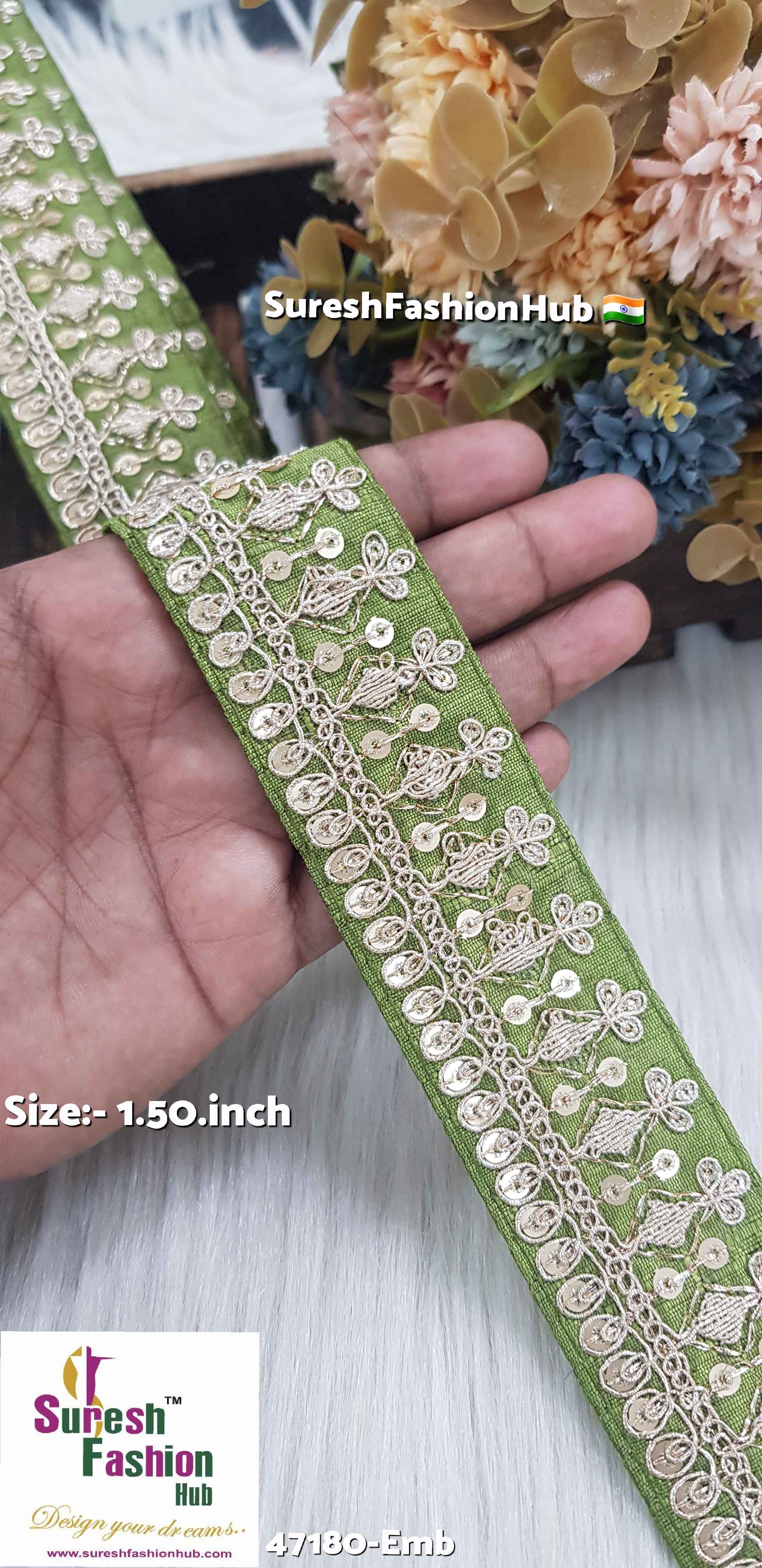 Mehendi Royal Elegance Embroidered Lace