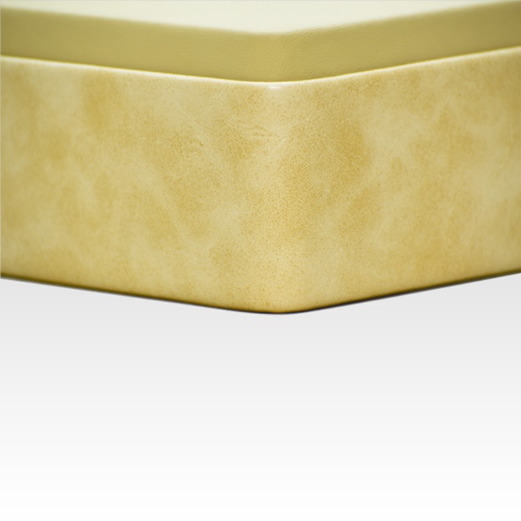 Tissue Box Holder for Home and Office in Premium Faux Leather | Size: 9.5 x 4.5 x 2.5(H) Inches | Moderno | Cream