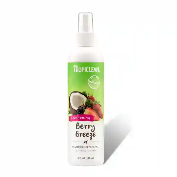 TropiClean Berry Breeze Freshening & Deodorizing Pet Spray – 236 ml