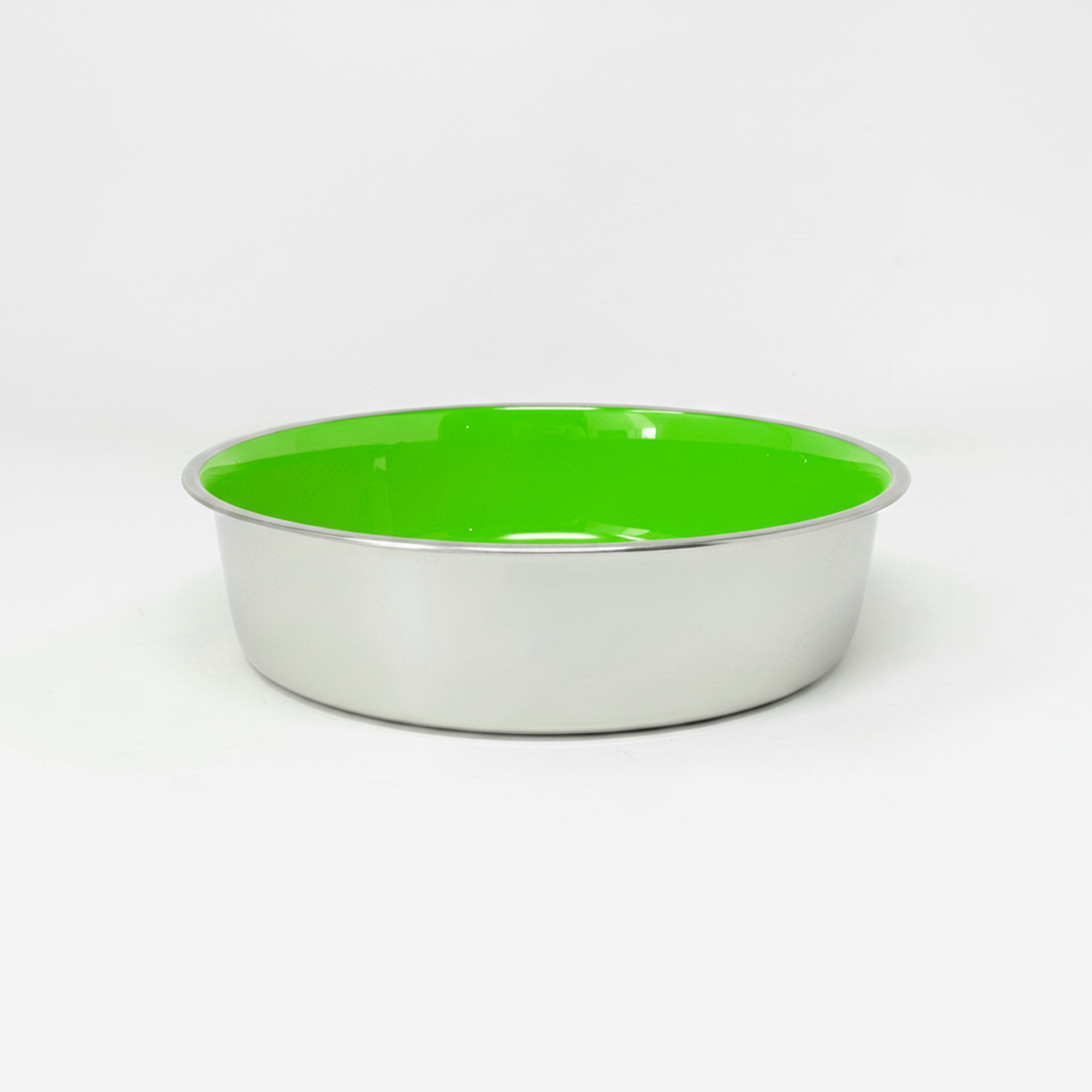 Ezra Anti Skid Rubber Grip, Stainless Steel Bowls for Dog, Light Green