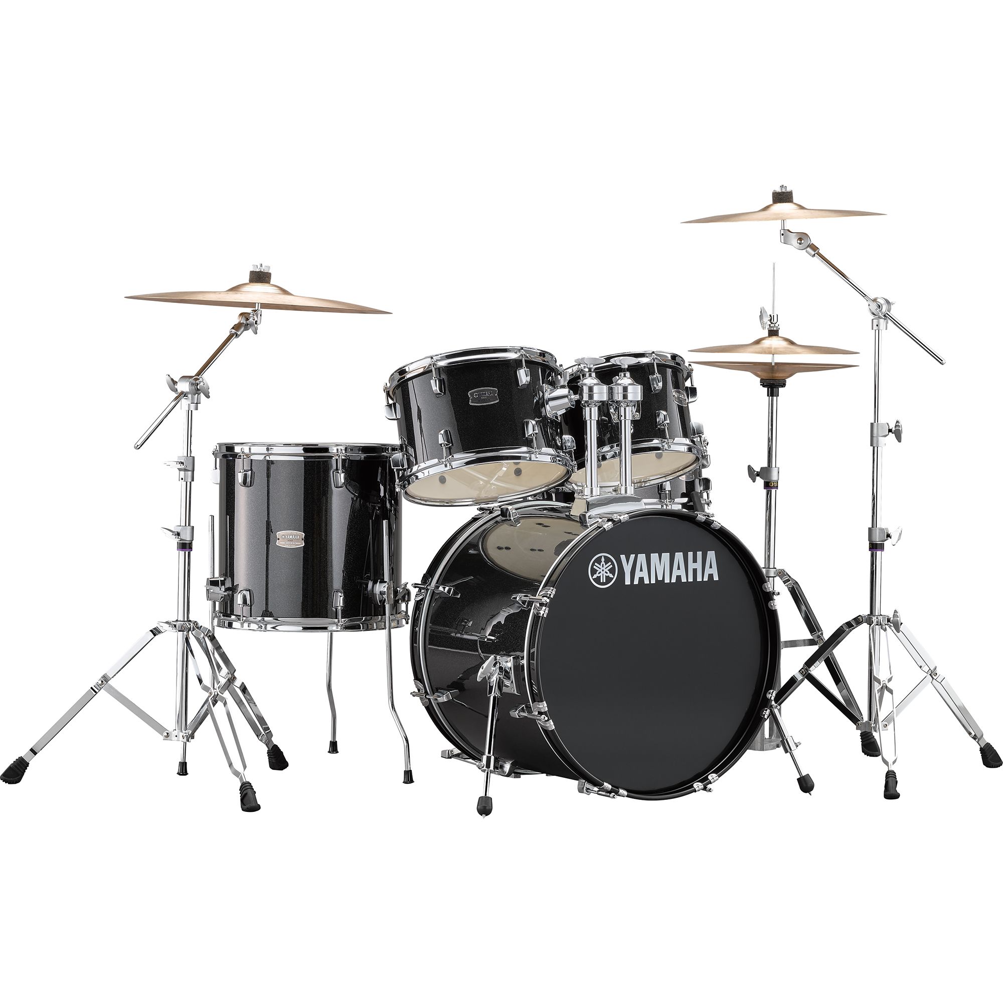 Yamaha RDP2F5 Rydeen 5-Piece Drum Set (Black Glitter)