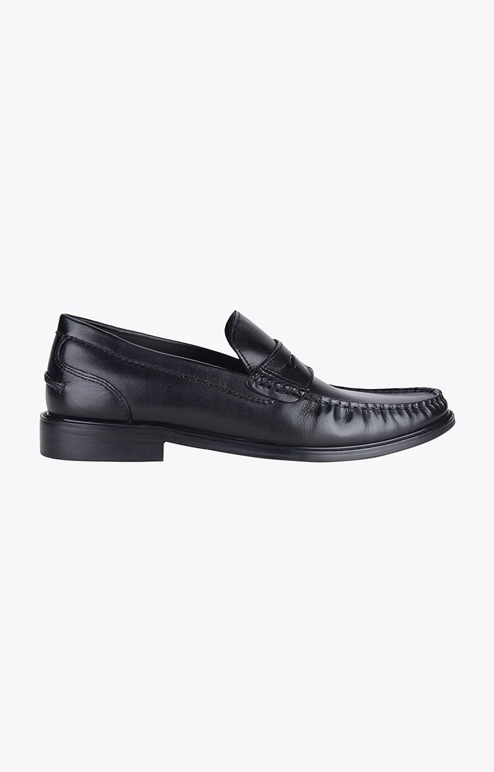 Testin Black Driver Loafers
