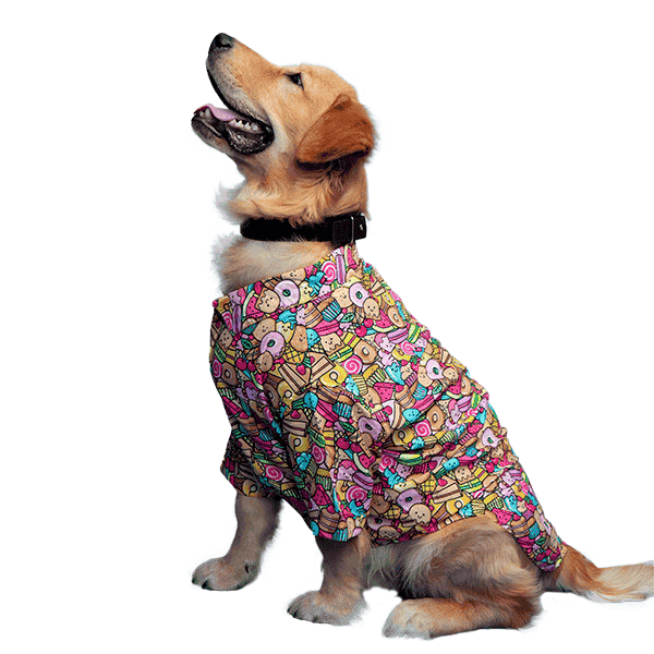 Ezra. | Ezra Polyester Blend Dog Shirt – Candy