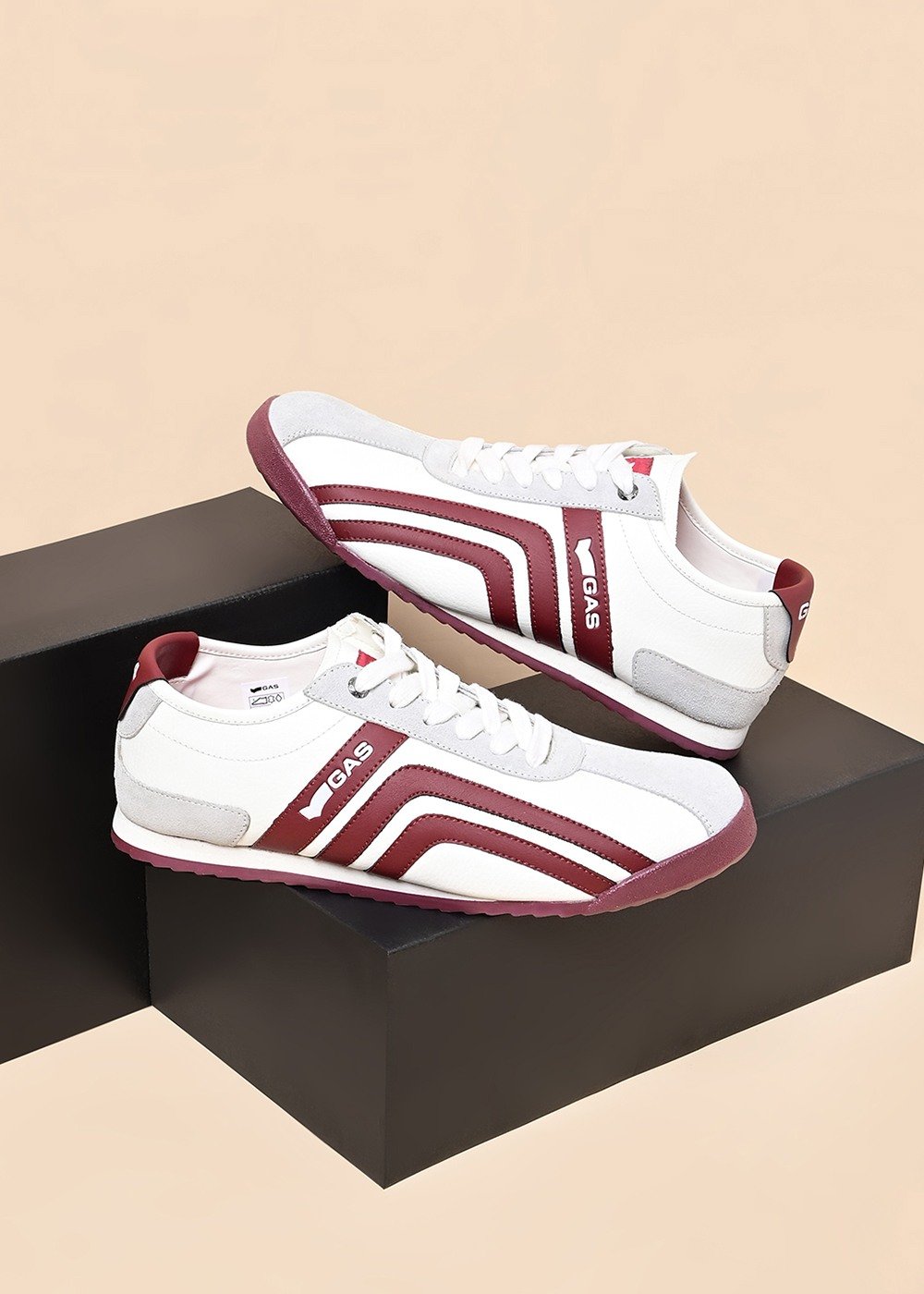 Men HoloStride White brown Sneakers