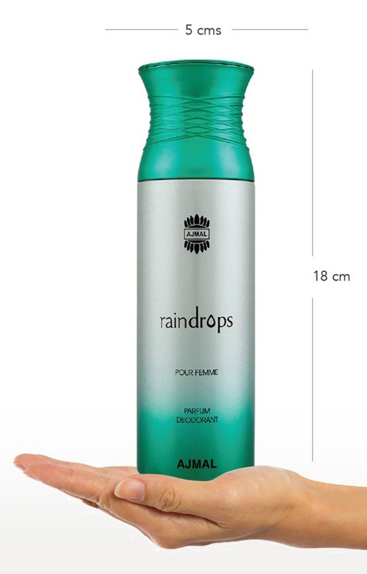 Ajmal | Ajmal Raindrops & Sacrifice II & Sacrifice II Deodorant Spray - For Men & Women (200 ml, Pack of 3)  3