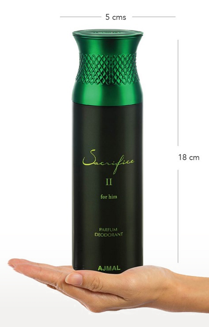 Ajmal | Ajmal Raindrops & Sacrifice II & Sacrifice II Deodorant Spray - For Men & Women (200 ml, Pack of 3)  4