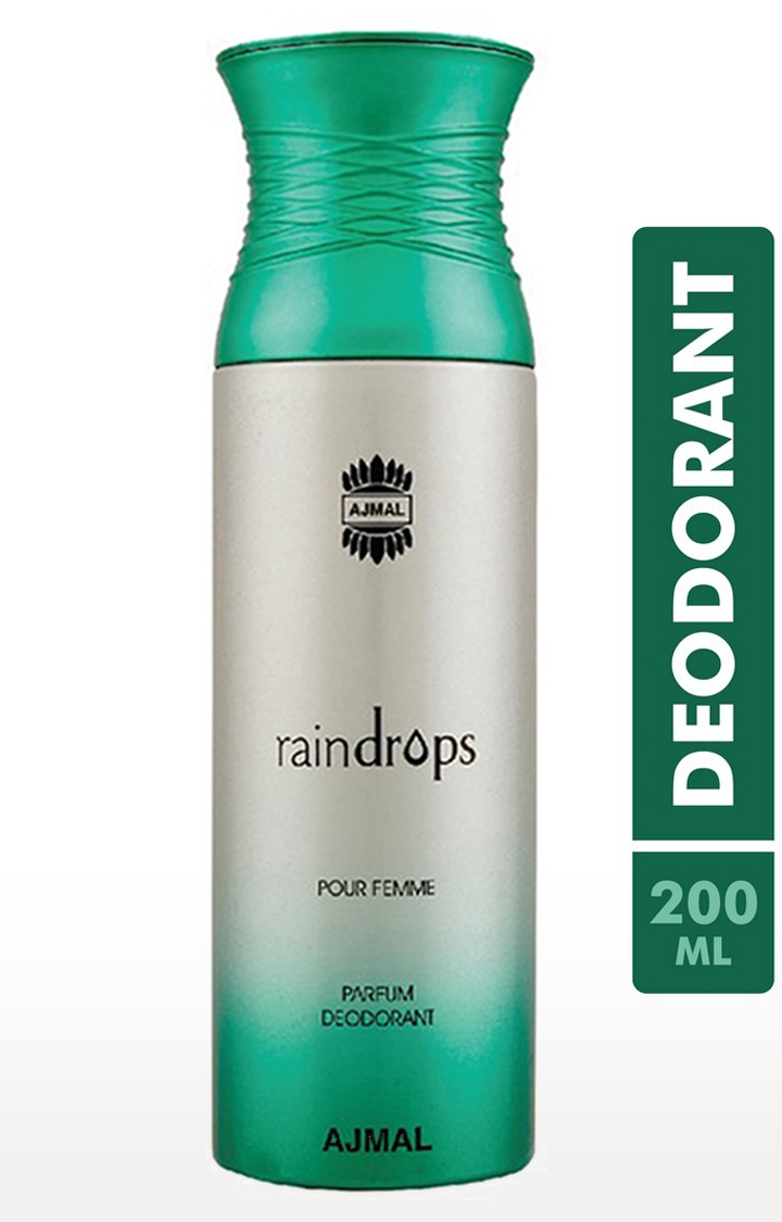 Ajmal | Ajmal Raindrops Perfume Deodorant 200ml Body Spray Gift For Women 0