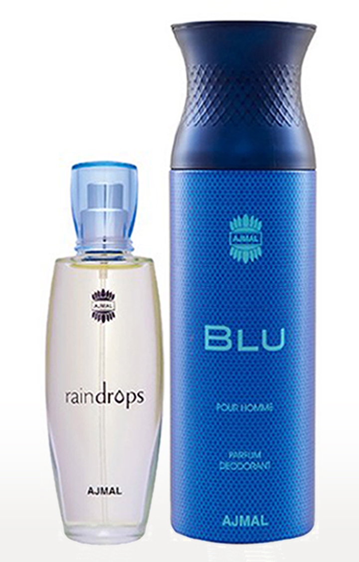 Ajmal Raindrops EDP Perfume 50ml for Women and Wisal Deodorant Musky  Fragrance 200ml for WoMen
