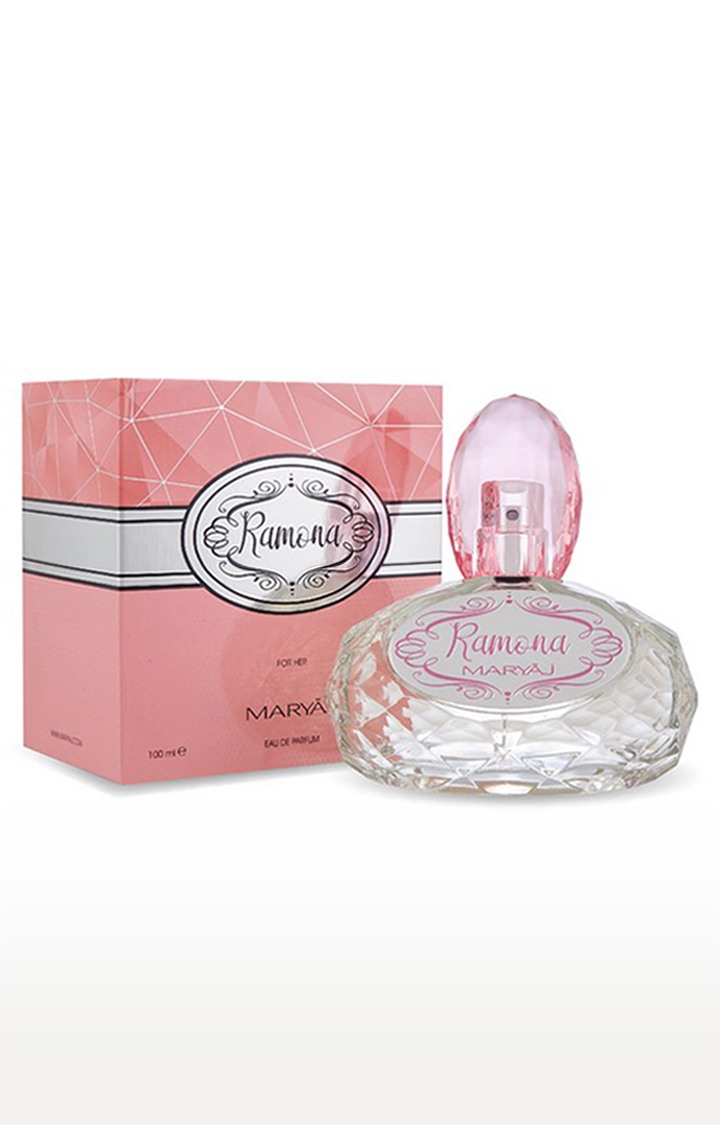 Maryaj Ramona Eau De Parfum Perfume 100ml for Women and Ajmal Aurum Femme Deodorant Fruity Fragrance 200ml for Women
