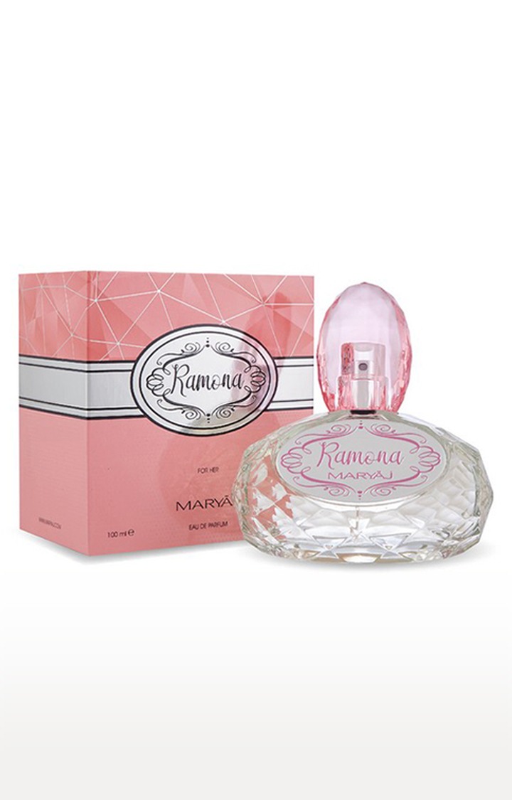 Maryaj Ramona Eau De Parfum Perfume 100ml for Women and Ajmal Raindrops Femme Deodorant Fragrance 200ml for Women