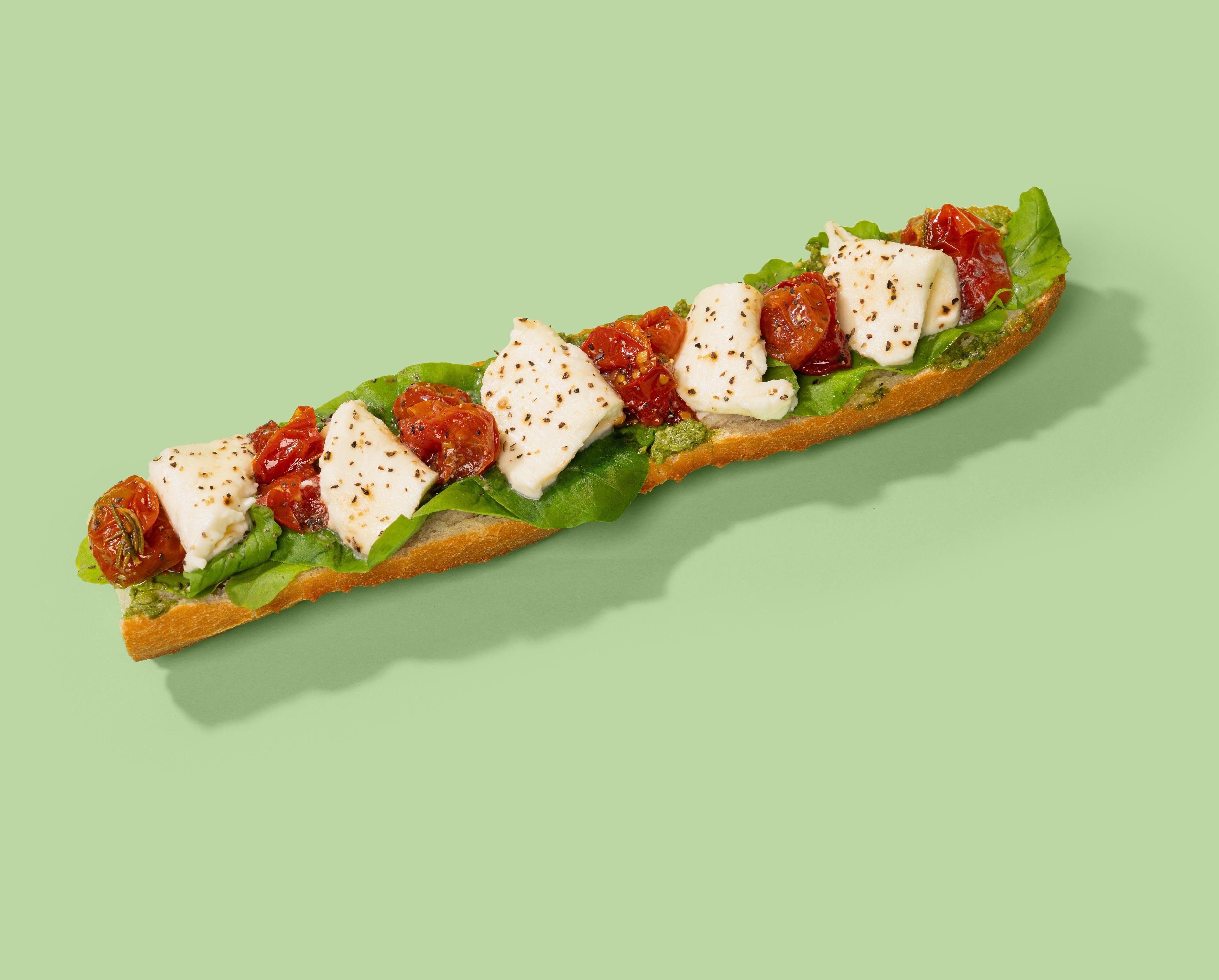 Pesto, Mozzarella Baguet-zza