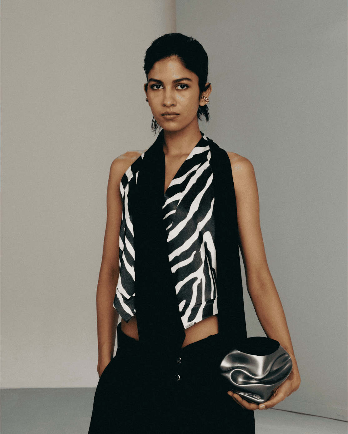 Halter Scarf Waistcoat