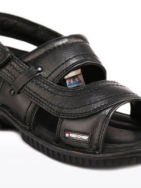 Redchief RC0247 Black Sandals For Men