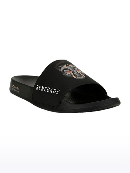 Campus Shoes | Men's Black RENEGADE SL Flip Flops 0