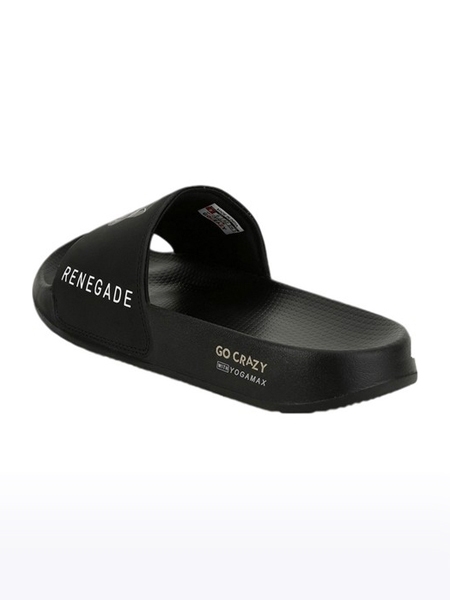 Campus Shoes | Men's Black RENEGADE SL Flip Flops 2
