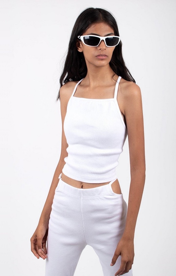 Beeglee | Women's Ribbed Backless Co-ord Set