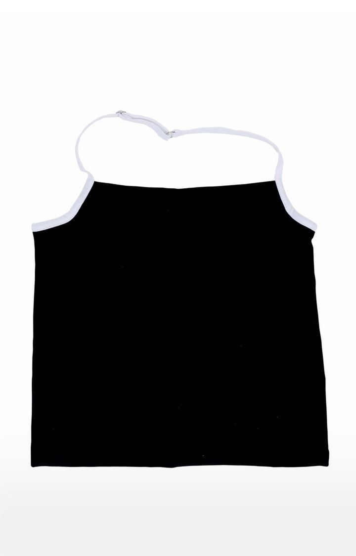 Women's Black Ribbed Knit Skirt