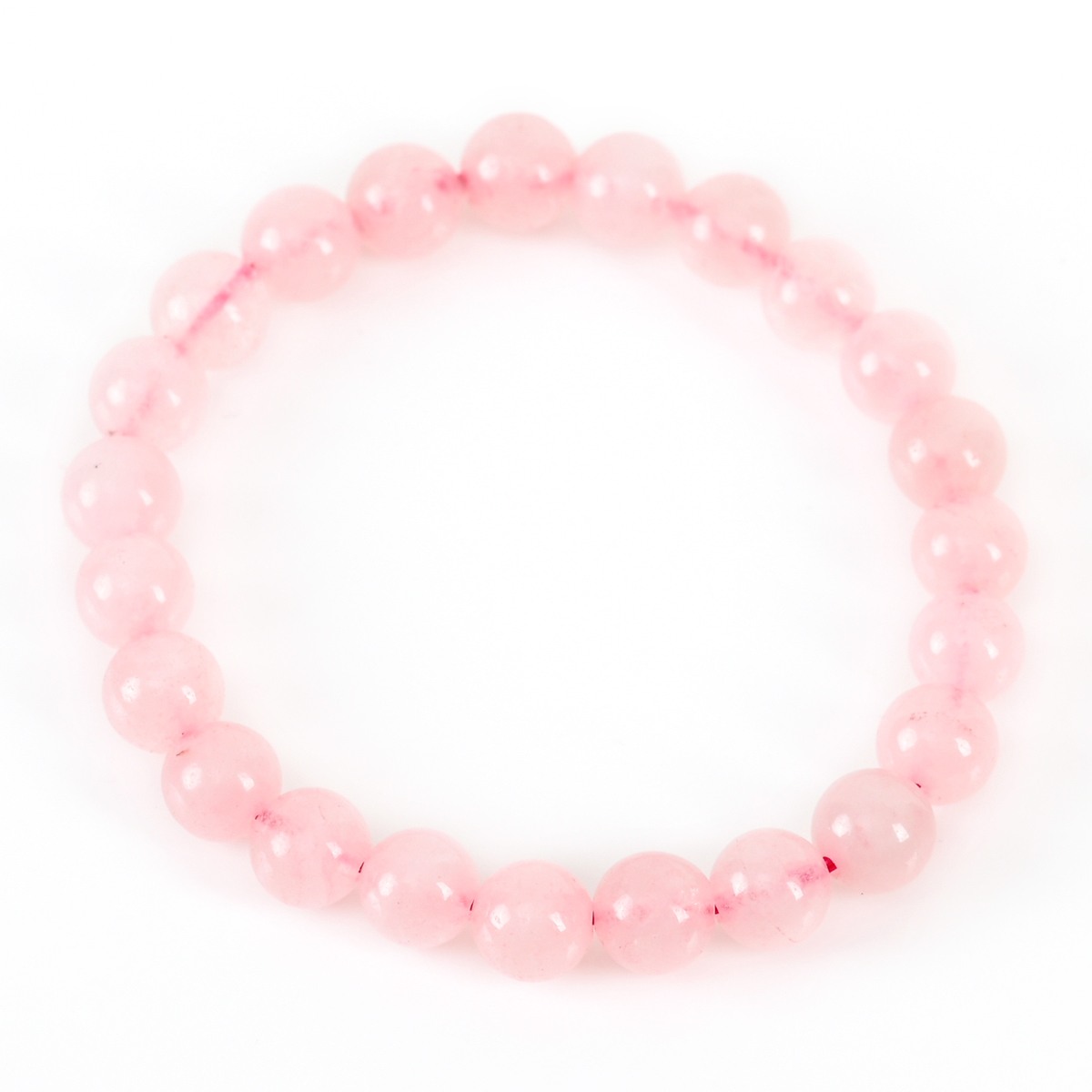 Shiv Ratan Kendra Rose Quartz Stretchable Bracelets