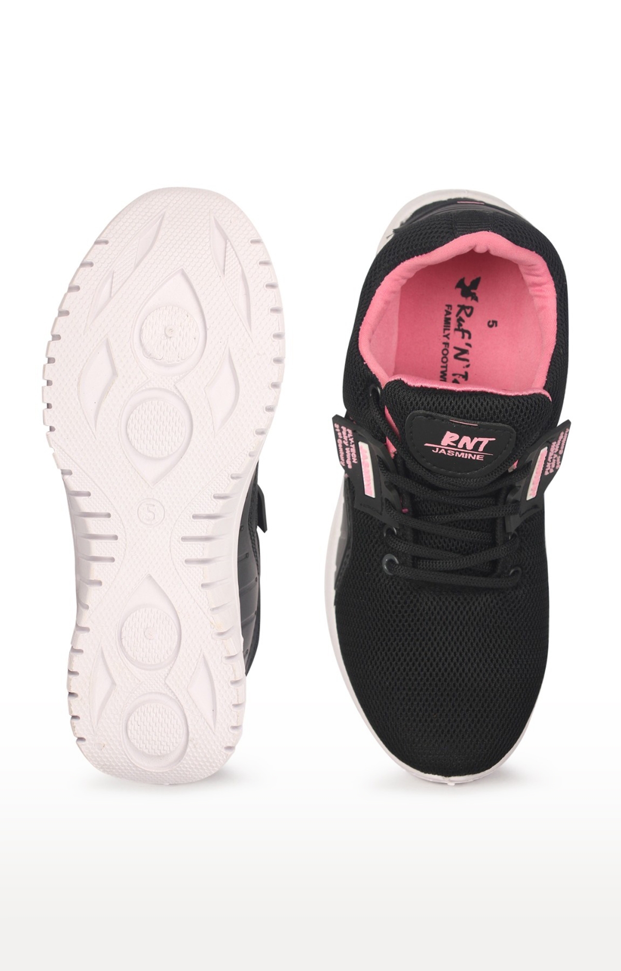 RNT | RNT Jasmine Black and Pink Shoes for Women 2