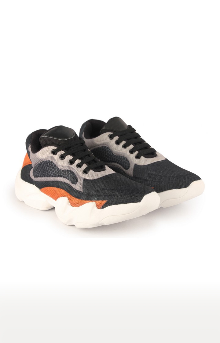 RNT | RNT Ni-ke Black and Orange Sports Shoes For Men 0