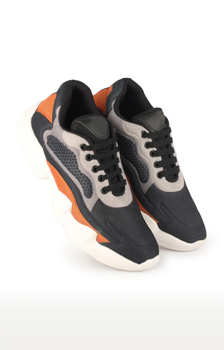 RNT | RNT Ni-ke Black and Orange Sports Shoes For Men 2