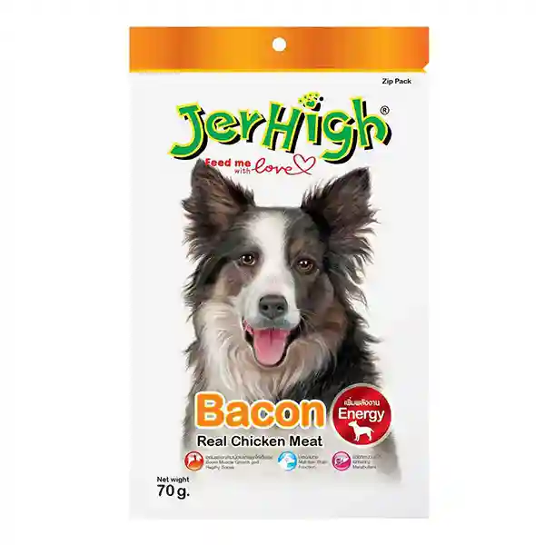 Jerhigh Bacon Dog Treats, 70g