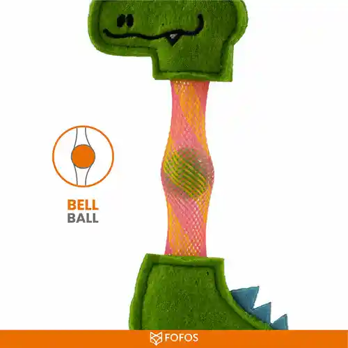 Barkbutler Fofos Crocodile Flick Tube Catnip Toy for Cats