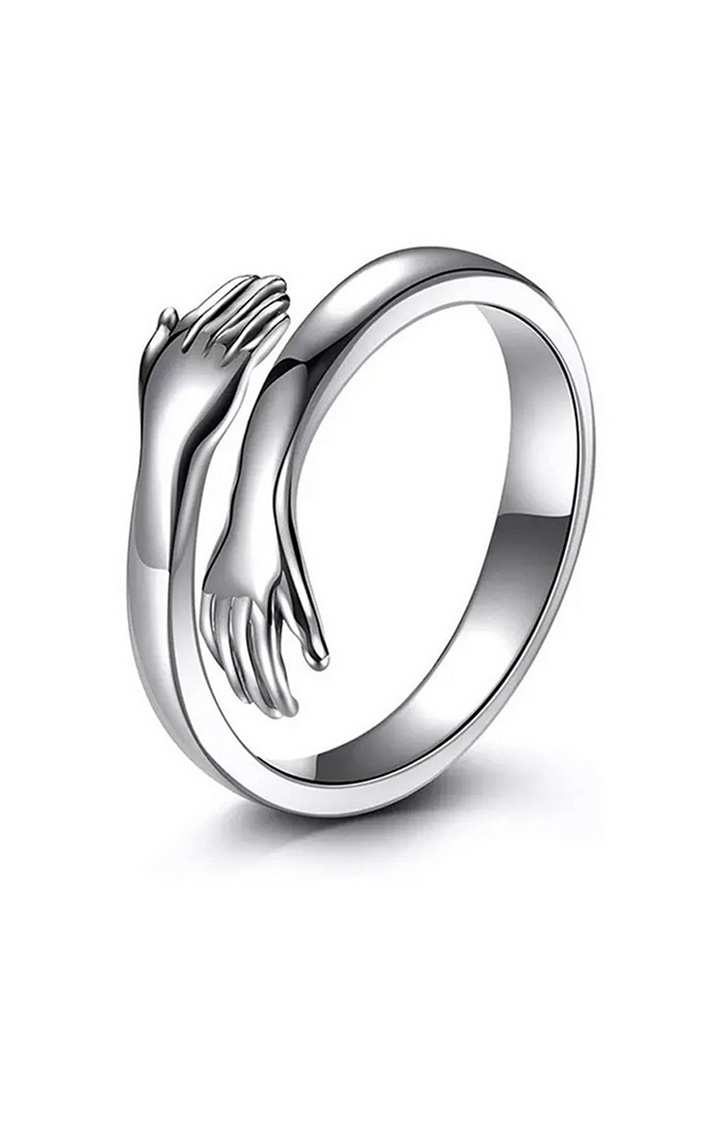 Salty | Silver Hug Promise Ring - Adjustable - Anti Tarnish