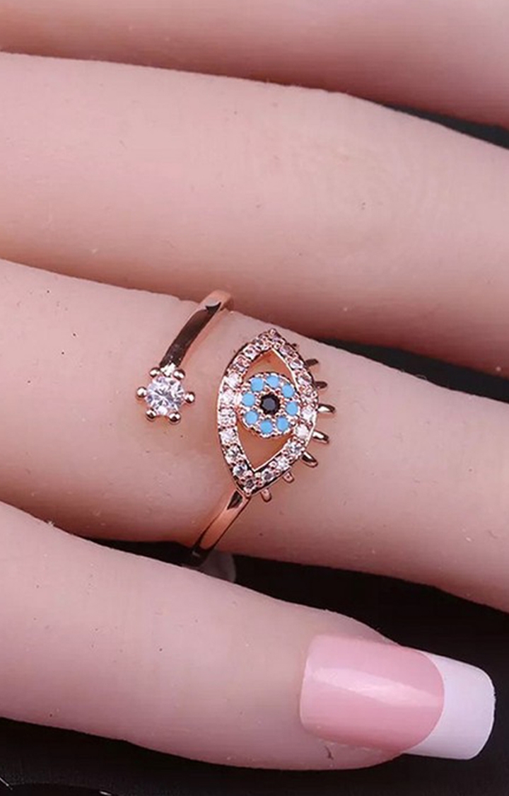 Illuminati Ring - Zircon All-Seeing Eye, Pyramid Ring - Silver and Gold |  MasonArtStore