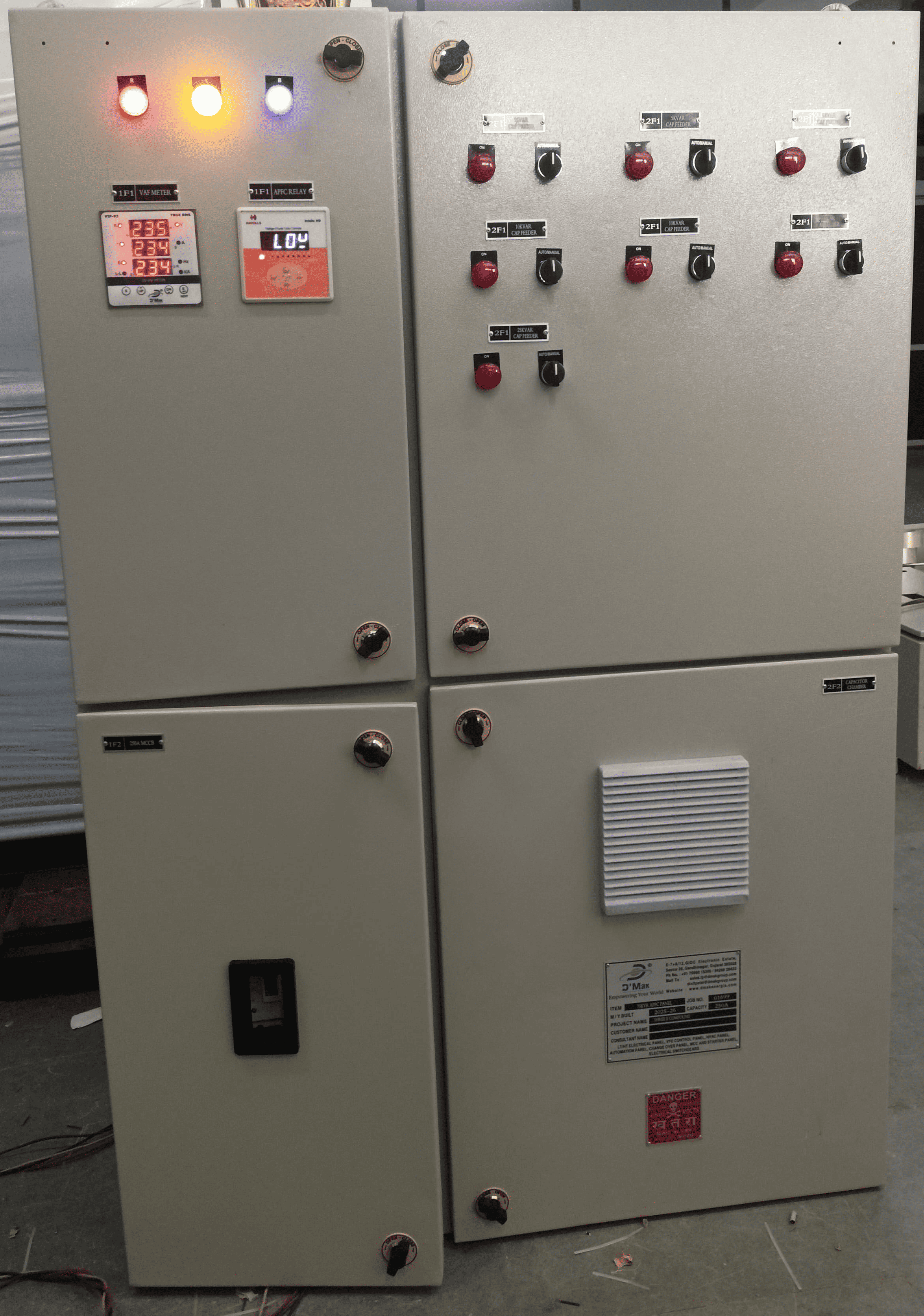 01699 (D'MAK Automatic Power Factor Correction Panel- D'MAK/2025-26/01699)