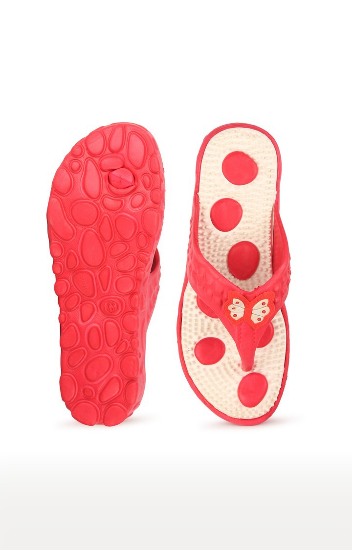 RUF N TUF New Latest Red Slippers For Women