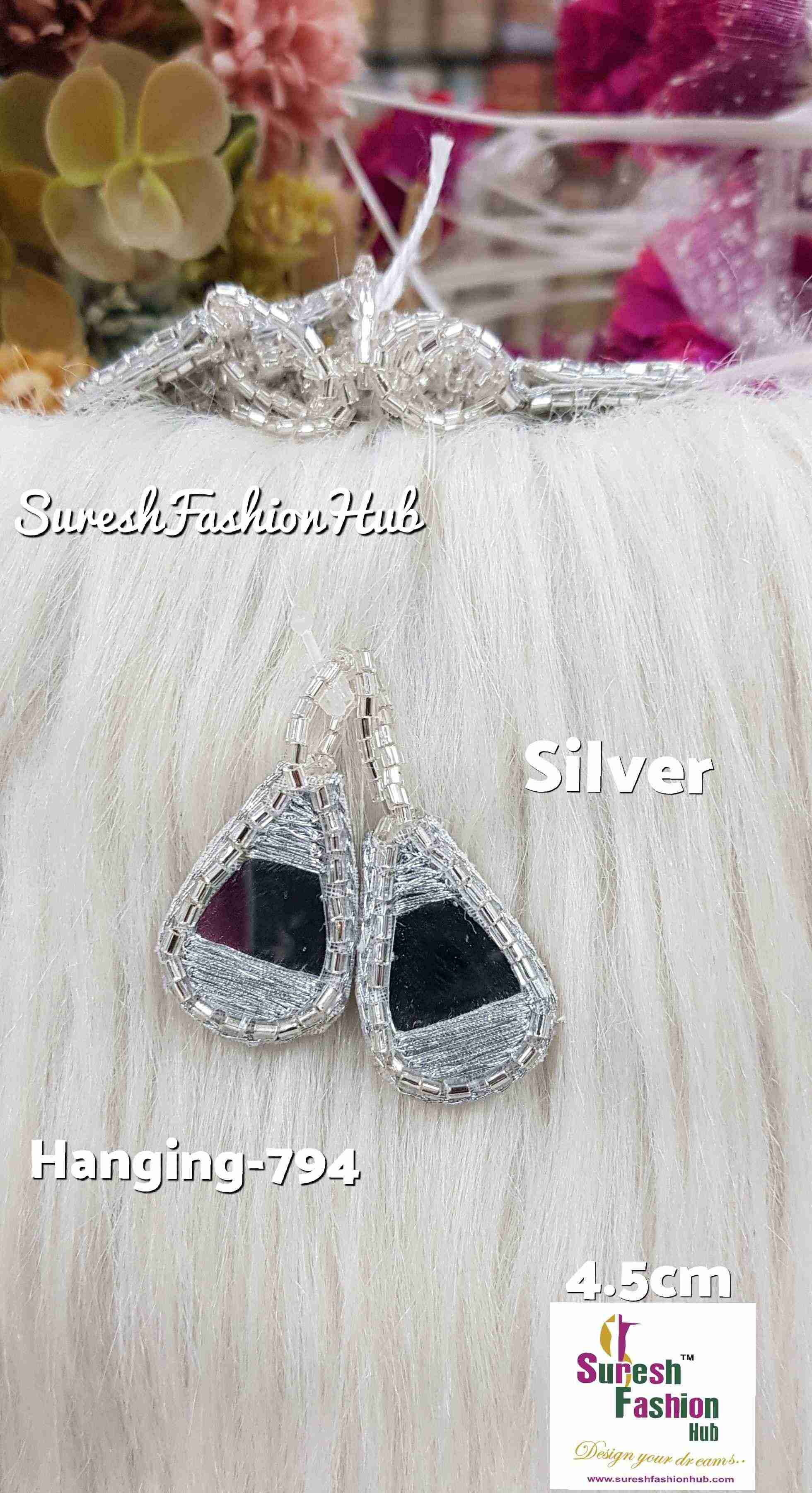 Silver Abhinav Mishra-Inspired Artisan Tassels Set*
