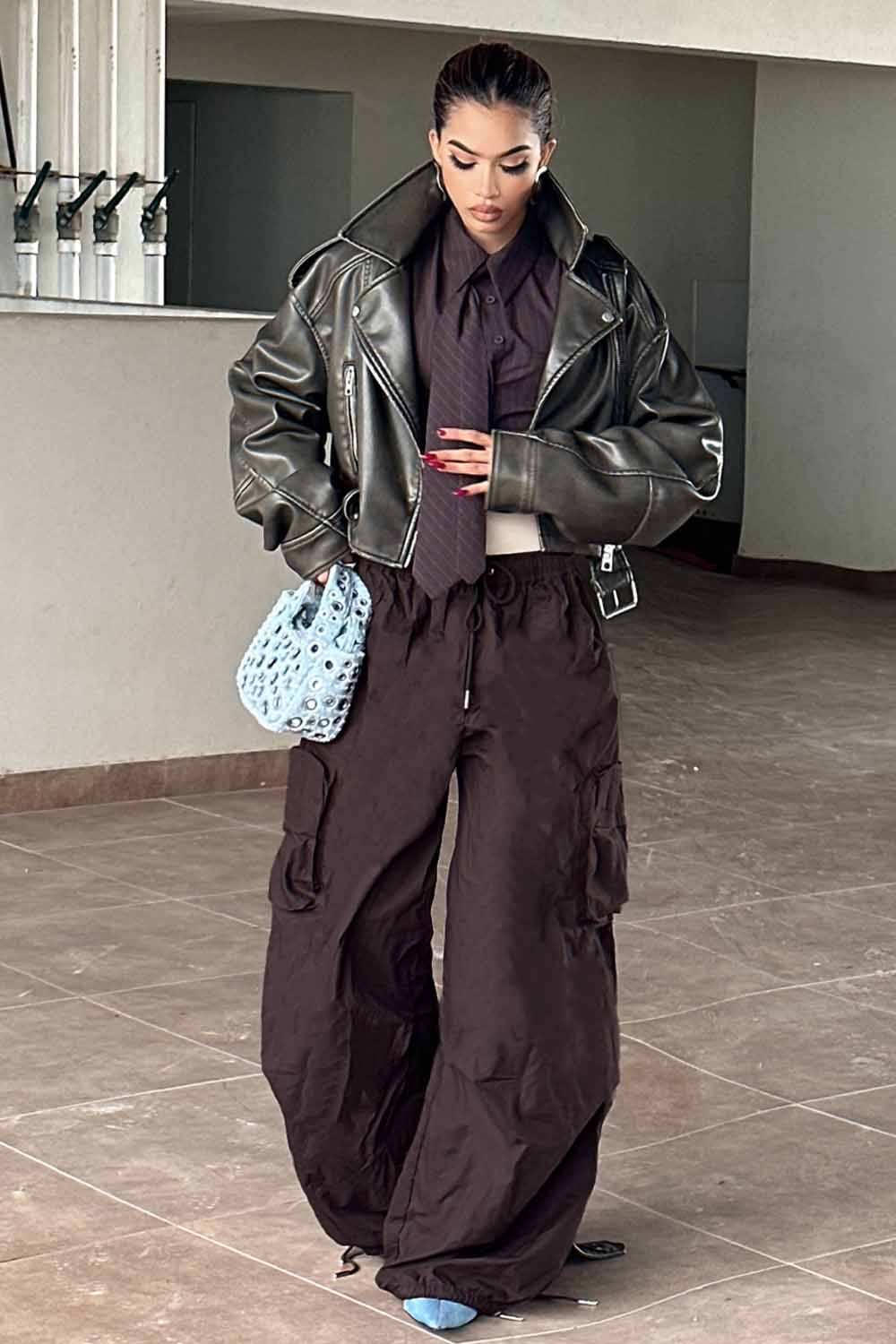 By Anthropologie Packable Parachute Pants Women's M Green Adjustable Waist  | eBay