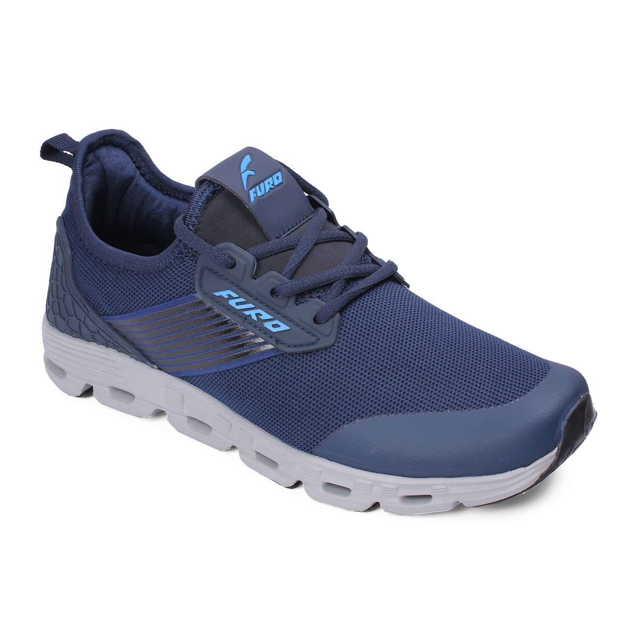 Men's Black Synthetic Running Shoes